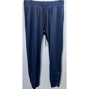 Zyia Active Workout Women's Jogger Pants Size Small Cropped Zipper Hem